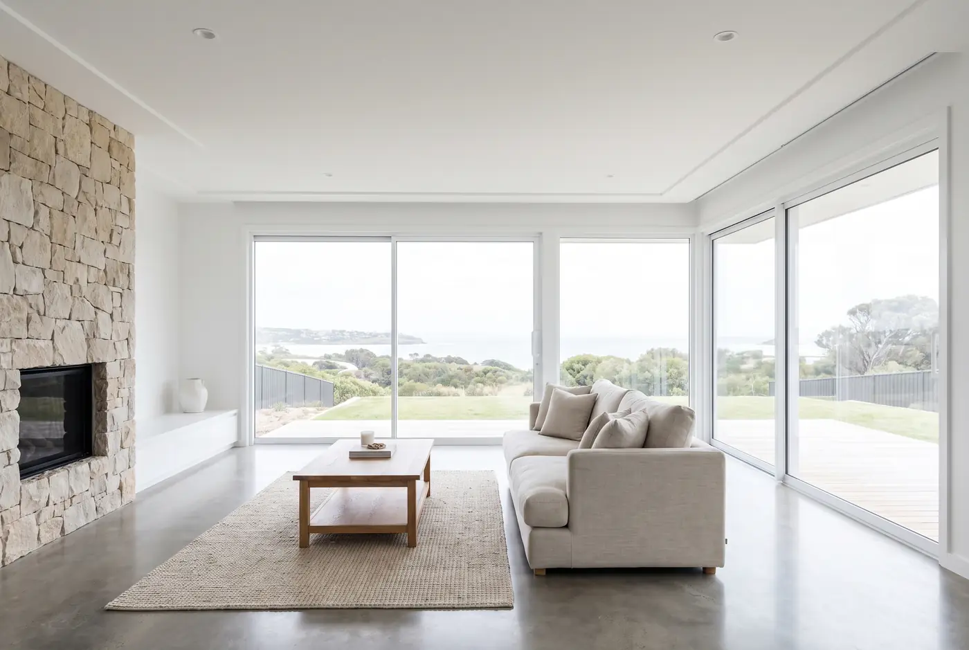 New gyprock ceiling with recessed downlights, Perth home renovation
